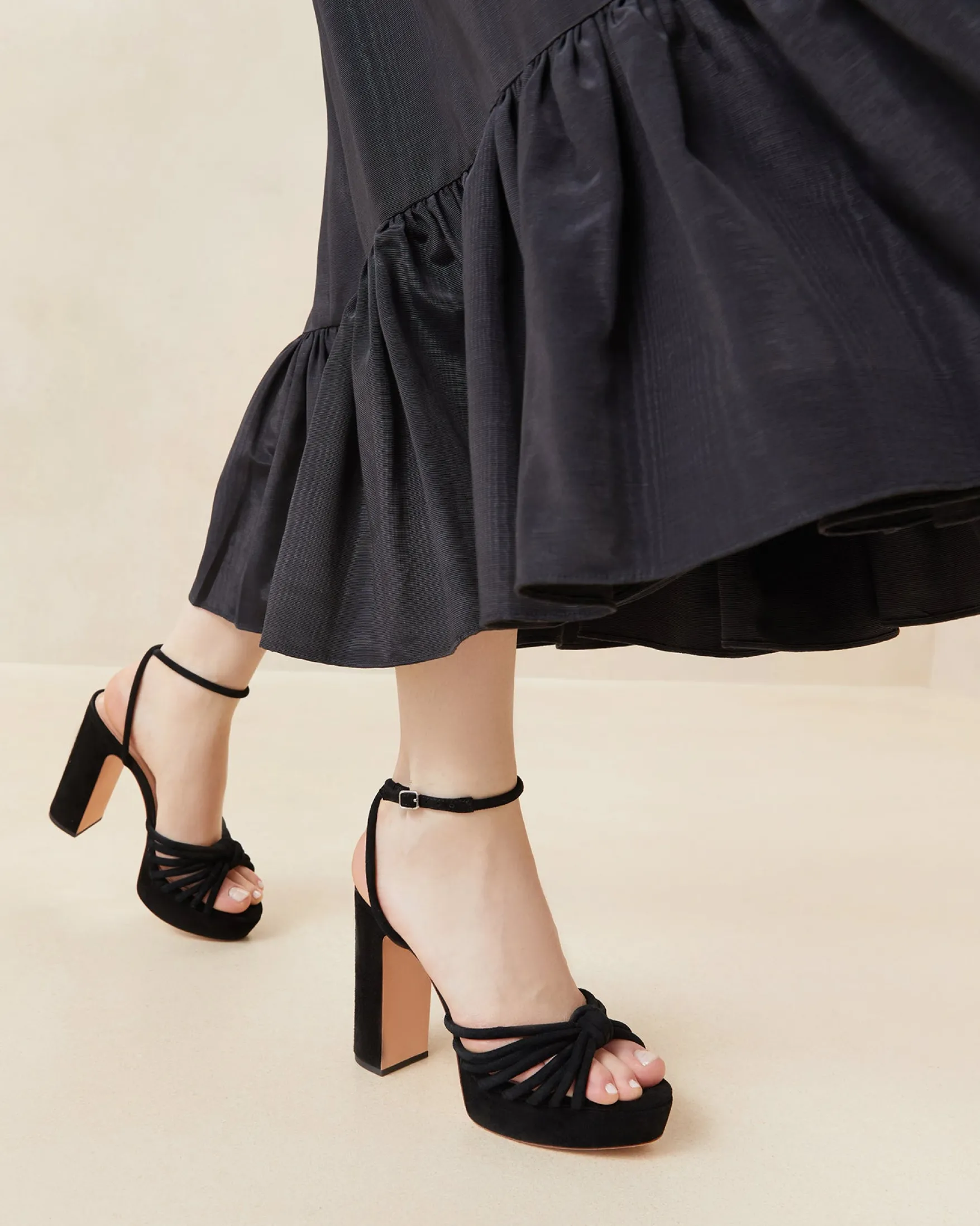 Rivka Knot Platform Sandal SOMETHING BLUE|FOR THE BRIDE