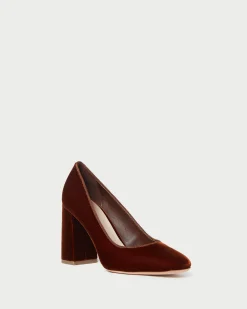 Hot Rue Suede Heeled Pump Pumps & Mules