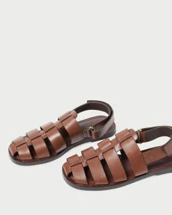 Sawyer Leather Caged Sandal Casual Staples|Vacation Shop