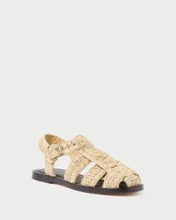 Best Sawyer Natural Crochet Caged Sandal Casual Staples|Vacation Shop