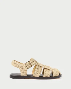 Best Sawyer Natural Crochet Caged Sandal Casual Staples|Vacation Shop