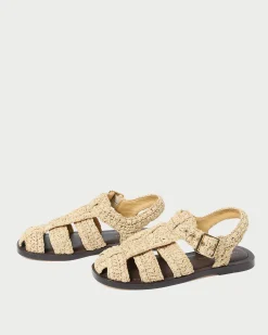Best Sawyer Natural Crochet Caged Sandal Casual Staples|Vacation Shop
