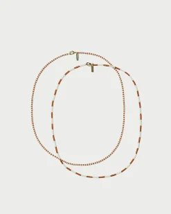 Best Soo Amber/Cream Necklace Set Jewelry|Accessories