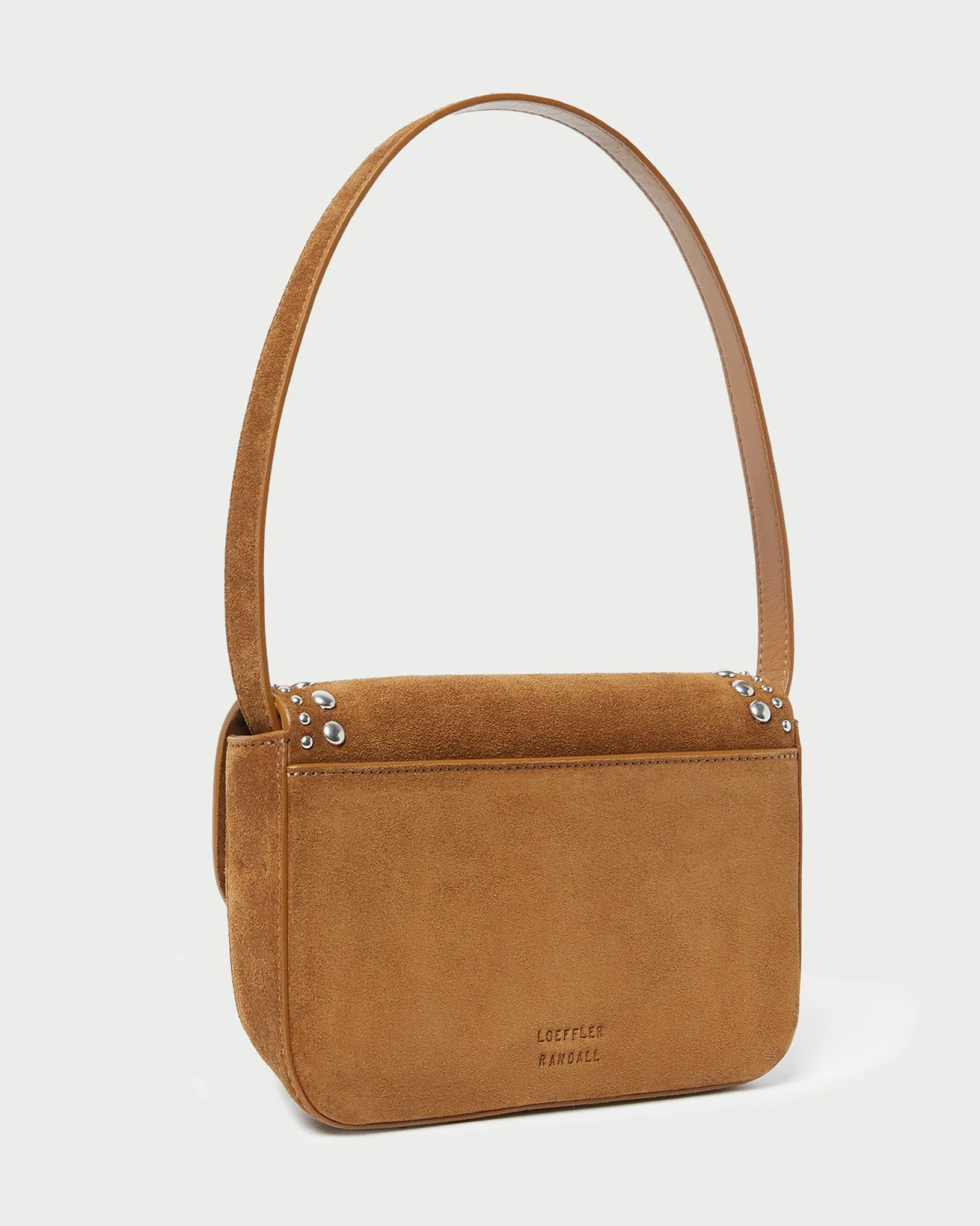 Sale Stefania Cacao Studded Baguette Bag Casual Staples|Vacation Shop