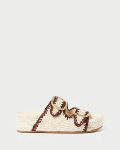 Best Theo Natural Straw Footbed Sandal Casual Staples|Vacation Shop