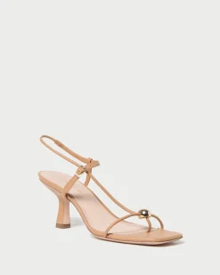 Outlet Triana Dune Leather Mid-Heel Sandal FOR THE GUESTS|Heeled Sandals