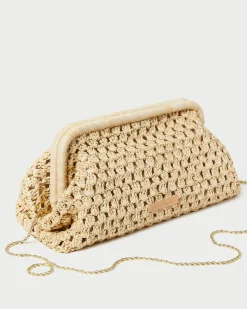 Hot Trudie Blue Crochet Frame Clutch FOR THE GUESTS|FOR THE BRIDE