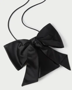 Online Violet Satin Bow Crossbody FOR THE BRIDE|Crossbodies