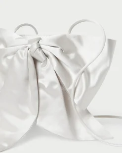 Online Violet Satin Bow Crossbody FOR THE BRIDE|Crossbodies
