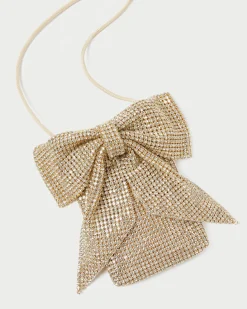 Online Violet Satin Bow Crossbody FOR THE BRIDE|Crossbodies