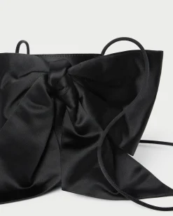 Hot Violet Satin Bow Crossbody Jessie Loves